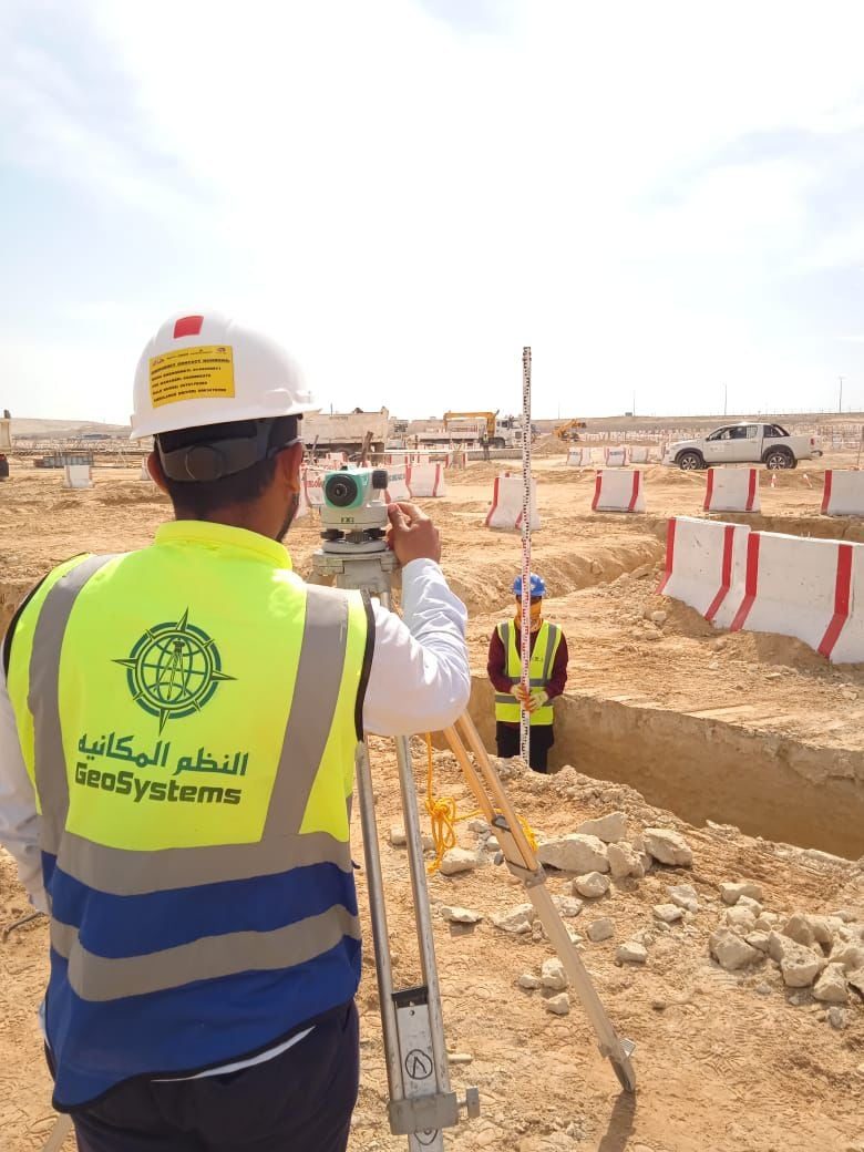 GeoSystems Survey Crew at NEOM Oxagon